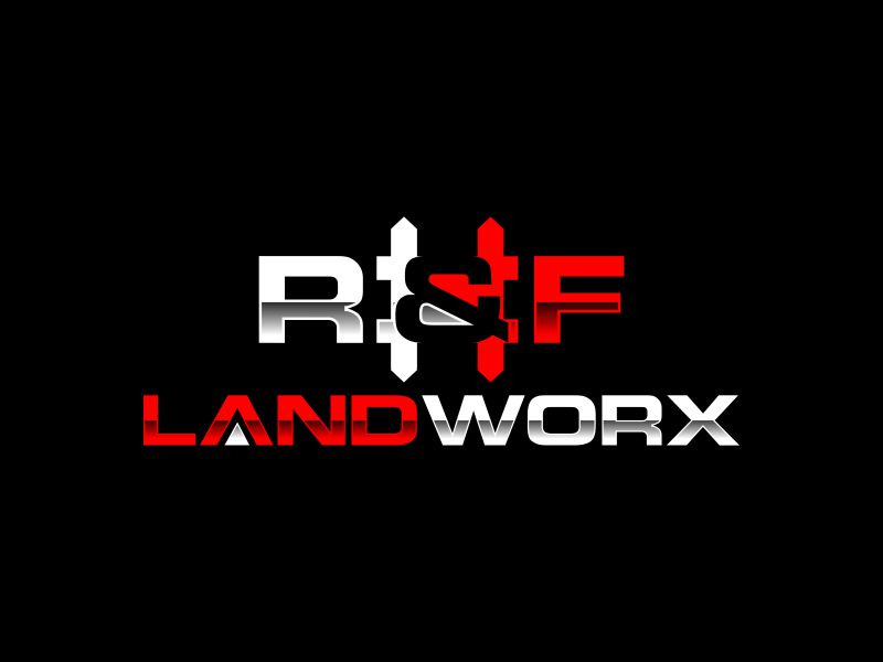 R&F Landworx logo design by zonpipo1