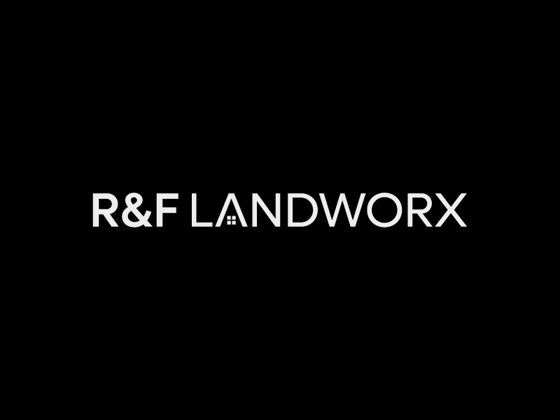 R&F Landworx logo design by okta rara