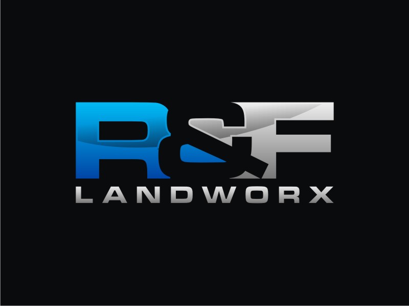 R&F Landworx logo design by Artomoro