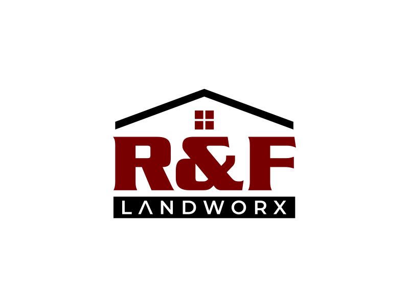 R&F Landworx logo design by ingepro