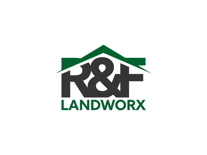 R&F Landworx logo design by ingepro