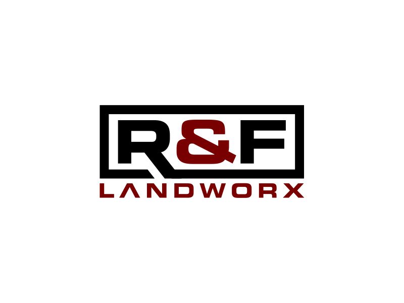 R&F Landworx logo design by ingepro
