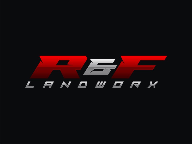 R&F Landworx logo design by Artomoro