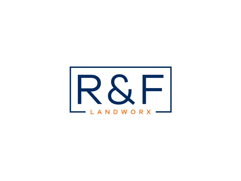 R&F Landworx logo design by Artomoro