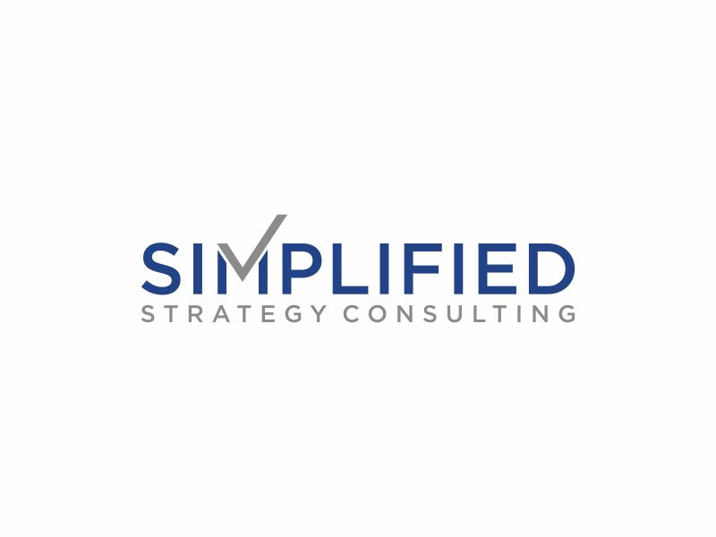 Simplified Strategy Consulting logo design by glasslogo
