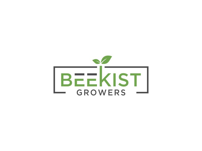 Beekist Growers logo design by oke2angconcept