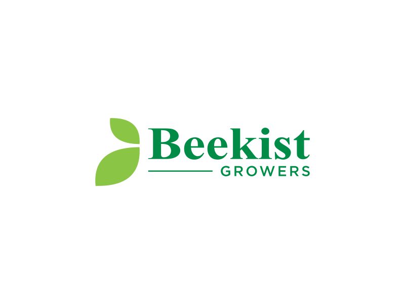 Beekist Growers logo design by Galfine