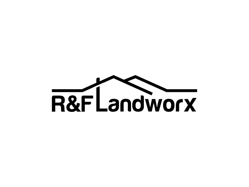 R&F Landworx logo design by subrata