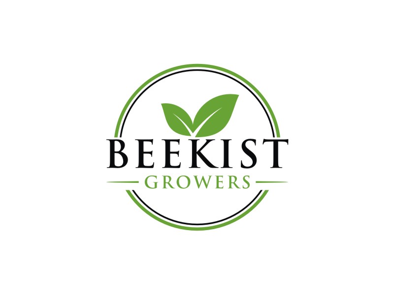 Beekist Growers logo design by johana