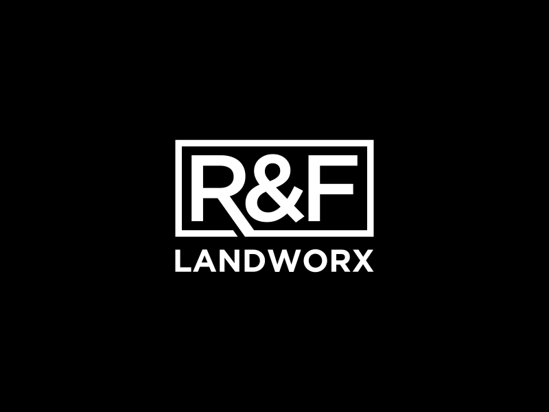 R&F Landworx logo design by Shabbir
