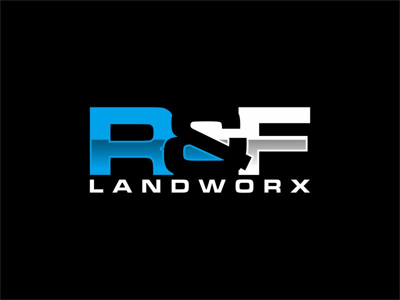 R&F Landworx logo design by agil