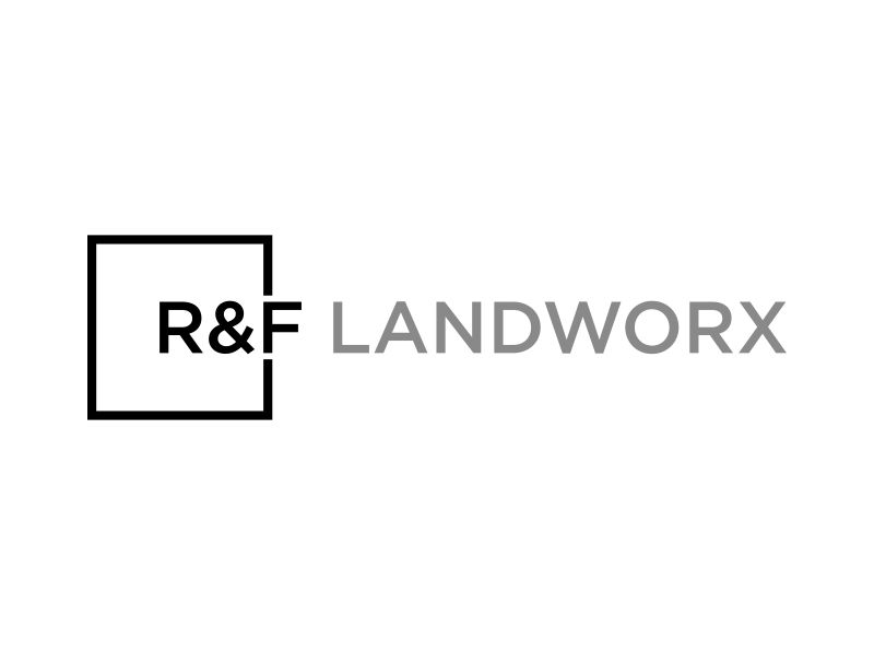 R&F Landworx logo design by cocote