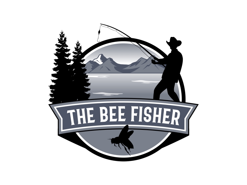 The Bee Fisher logo design by Kruger