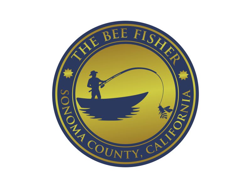 The Bee Fisher logo design by oke2angconcept