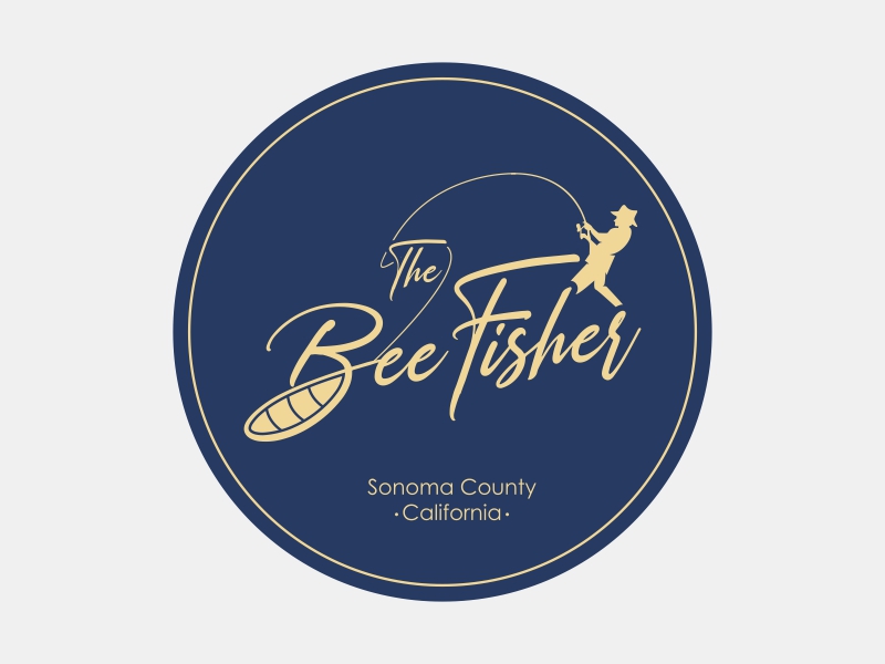 The Bee Fisher logo design by BlessedGraphic