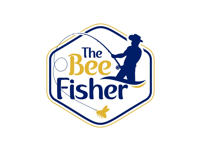 The Bee Fisher logo design by Shabbir
