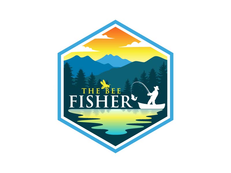 The Bee Fisher logo design by Andri