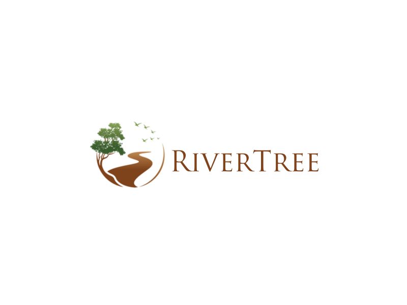 RiverTree logo design by kanal