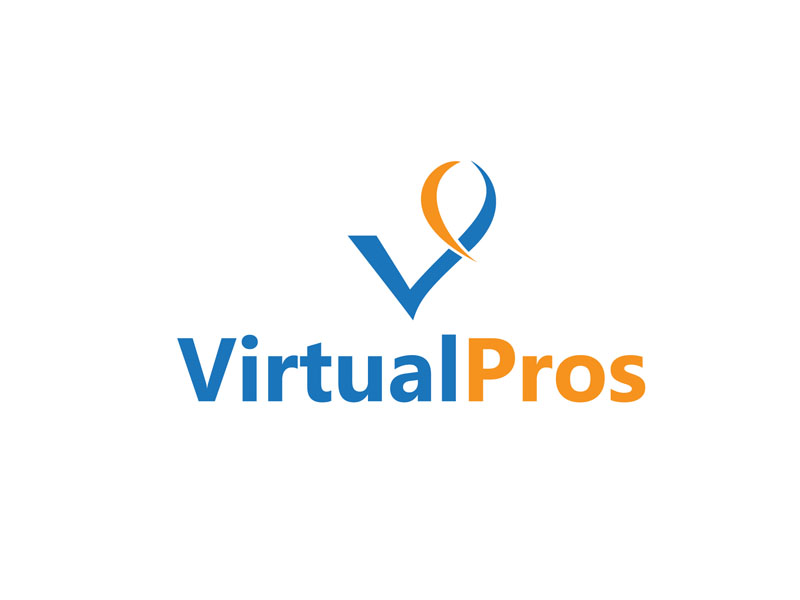 Virtual Pros logo design by peacock
