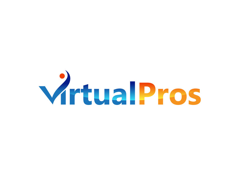 Virtual Pros logo design by peacock