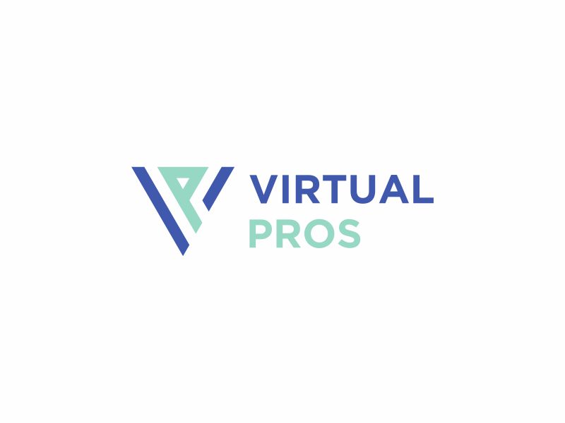 Virtual Pros logo design by glasslogo