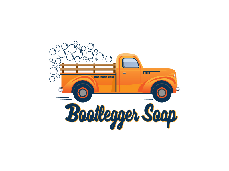 Bootlegger Soap logo design by Ebad uddin
