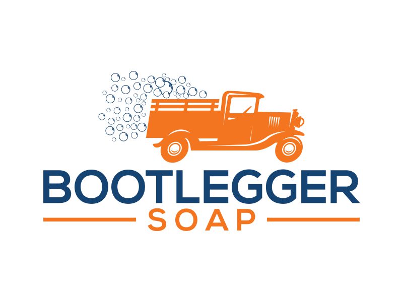 Bootlegger Soap logo design by cocote