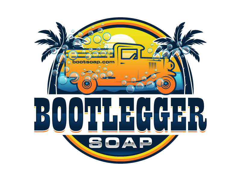 Bootlegger Soap logo design by LogoQueen
