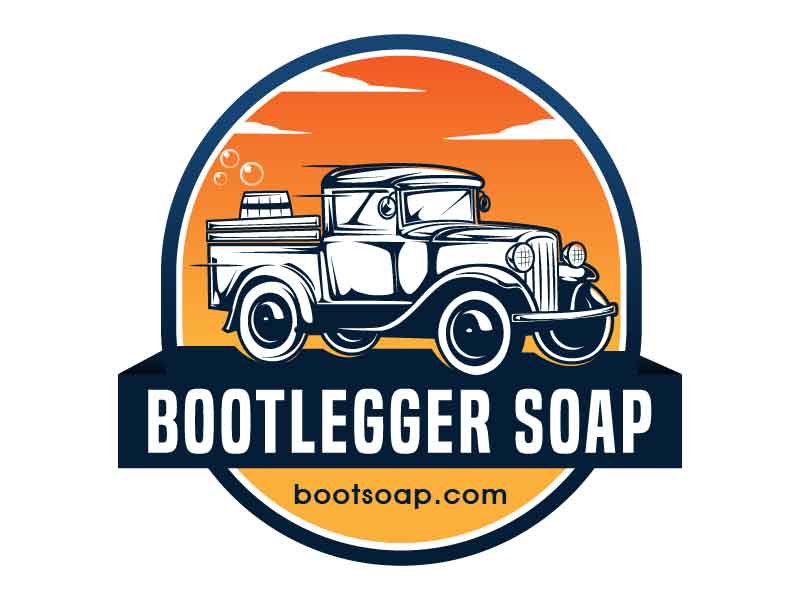 Bootlegger Soap logo design by reight