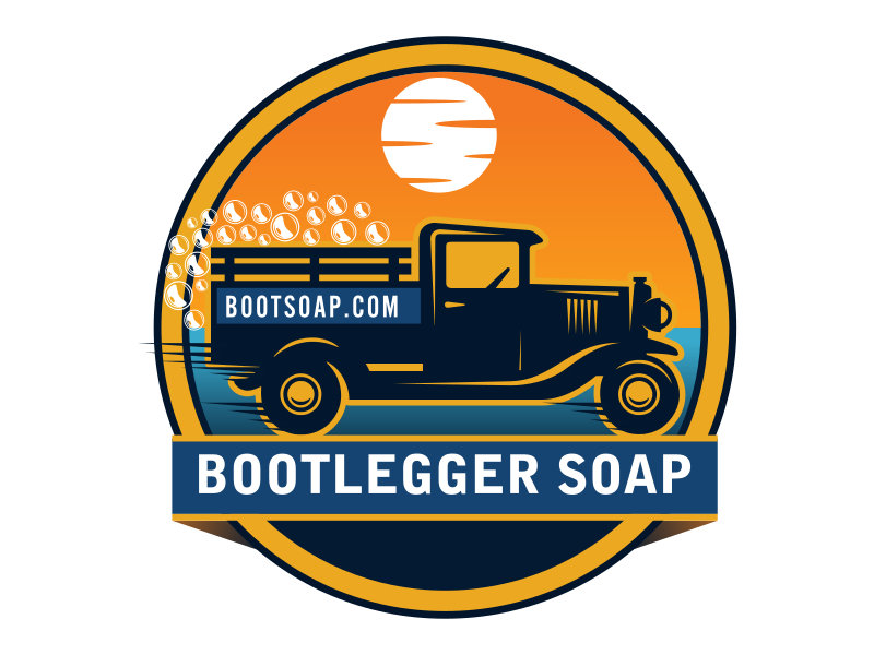 Bootlegger Soap logo design by griphon