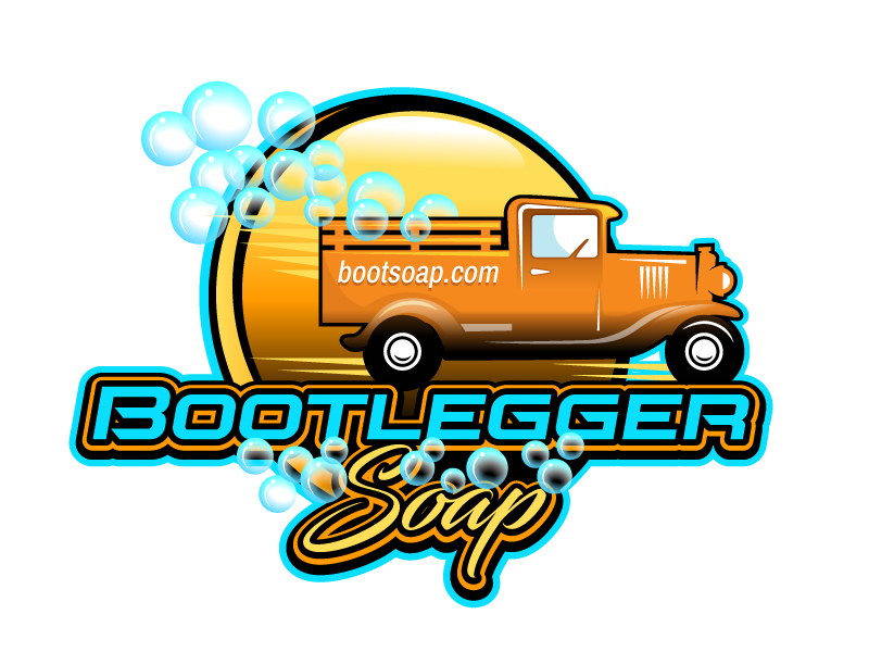 Bootlegger Soap logo design by Koushik