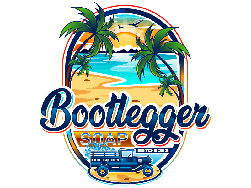 Bootlegger Soap logo design by LogoQueen