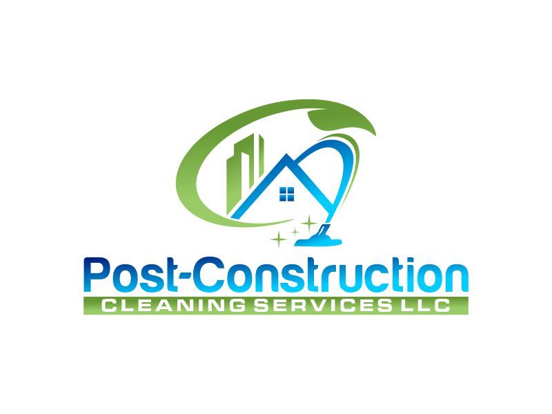 Post-Construction Cleaning Services LLC logo design by Gwerth