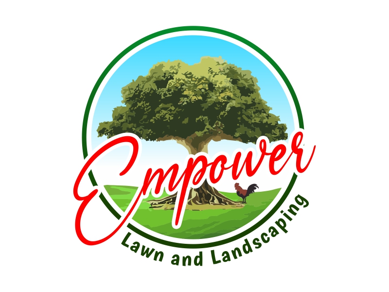 Empower Lawn and Landscaping logo design by Realistis