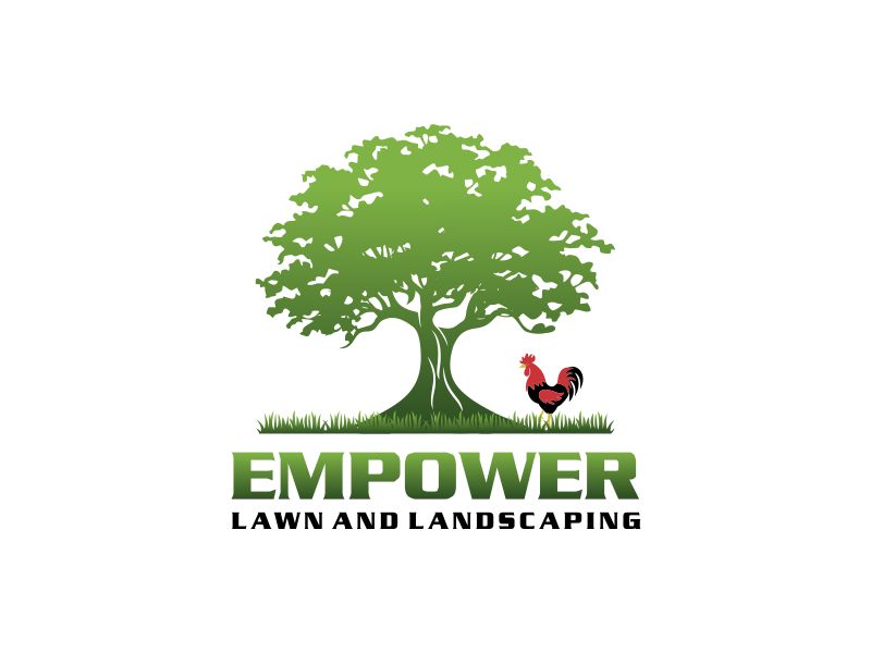 Empower Lawn and Landscaping logo design by oke2angconcept