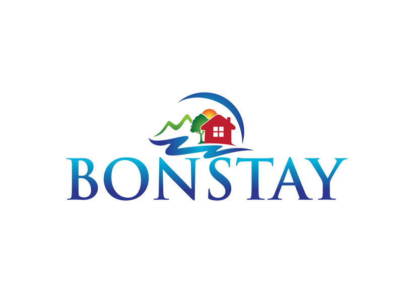 Bonstay logo design by peacock