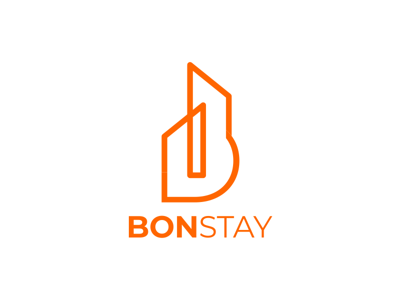Bonstay logo design by cikiyunn