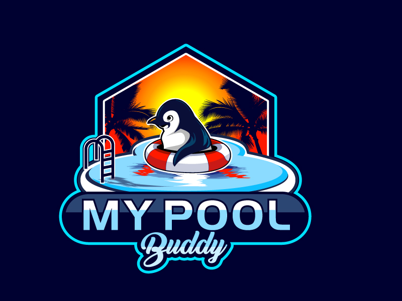 My Pool Buddy logo design by Koushik