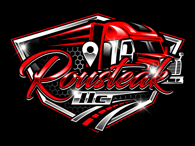 ROUSTEAK llc logo design by LogoQueen