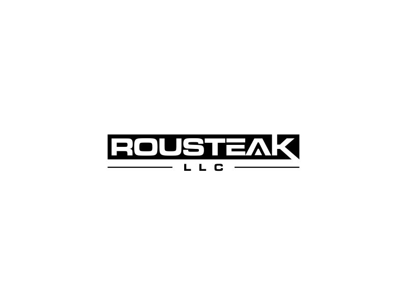 ROUSTEAK llc logo design by oke2angconcept