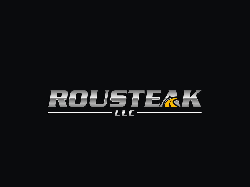 ROUSTEAK llc logo design by bezalel