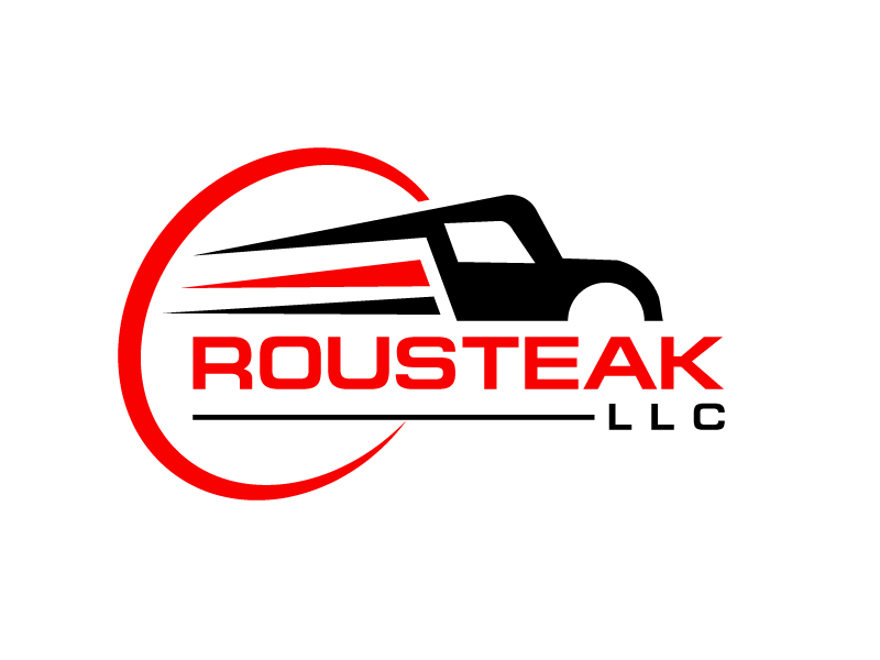 ROUSTEAK llc logo design by om design