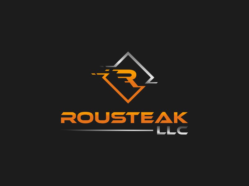 ROUSTEAK llc logo design by paseo