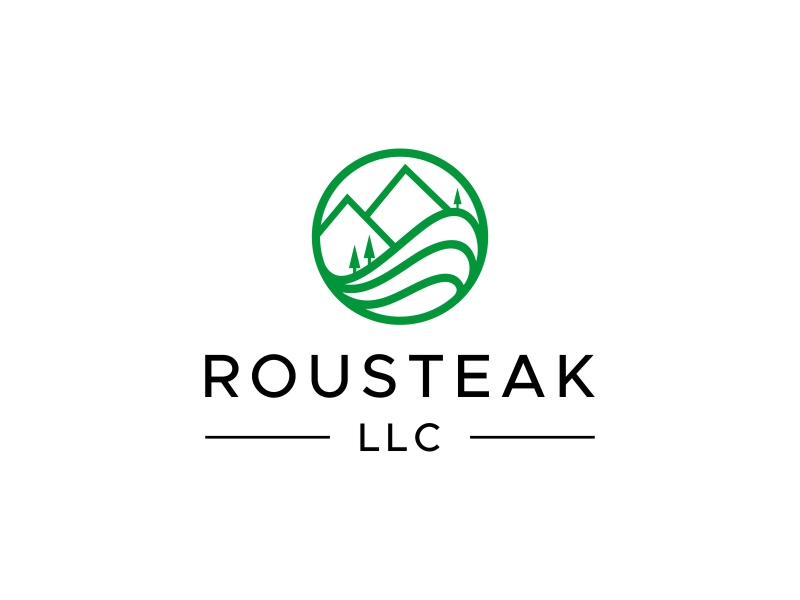 ROUSTEAK llc logo design by DuckOn
