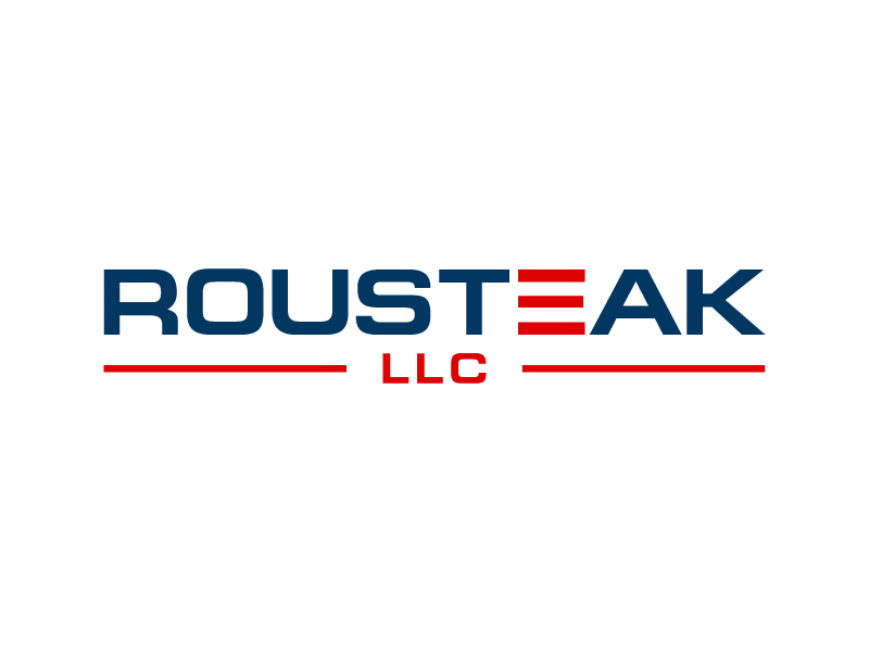ROUSTEAK llc logo design by om design