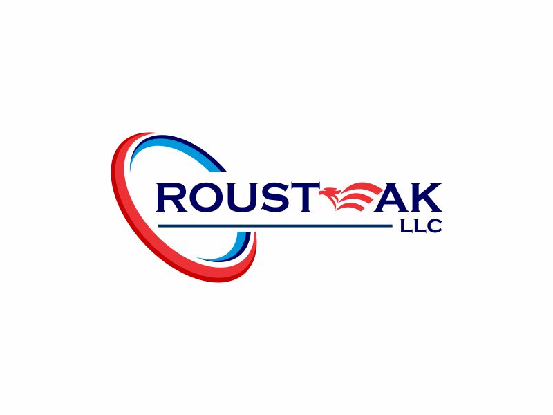ROUSTEAK llc logo design by Greenlight