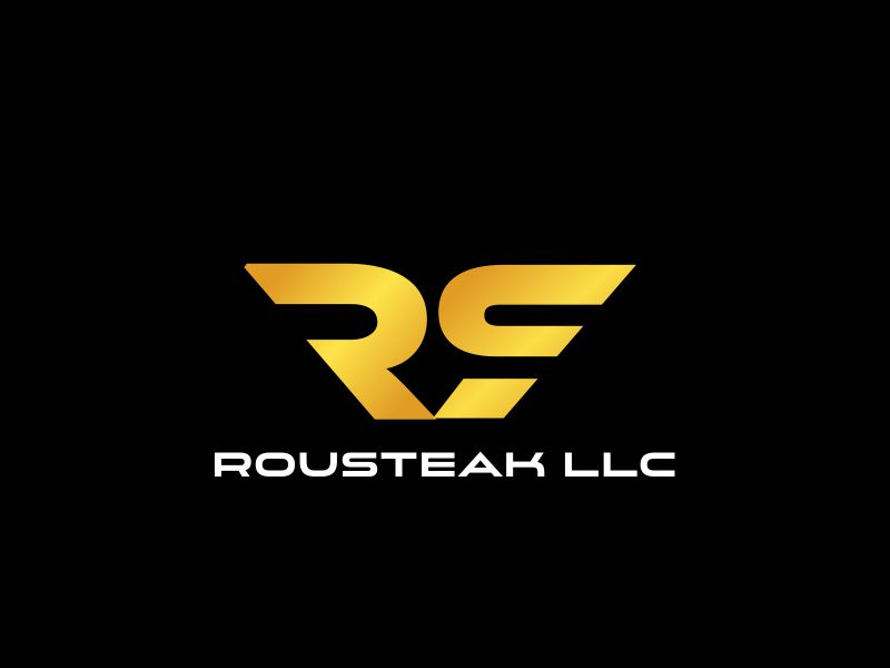 ROUSTEAK llc logo design by giphone