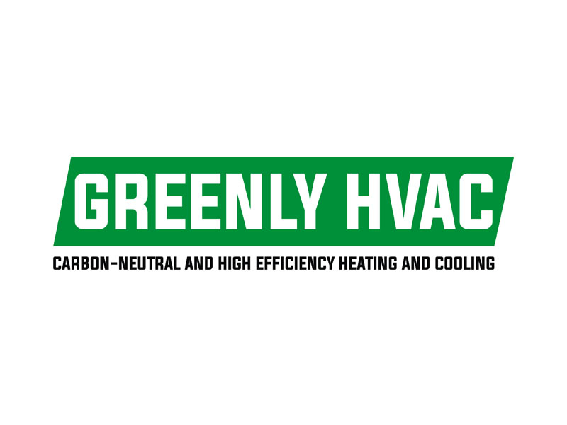 Greenly HVAC logo design by Rizqy