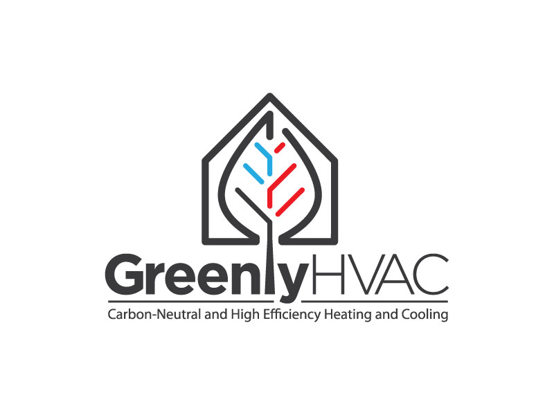 Greenly HVAC logo design by imtan2x