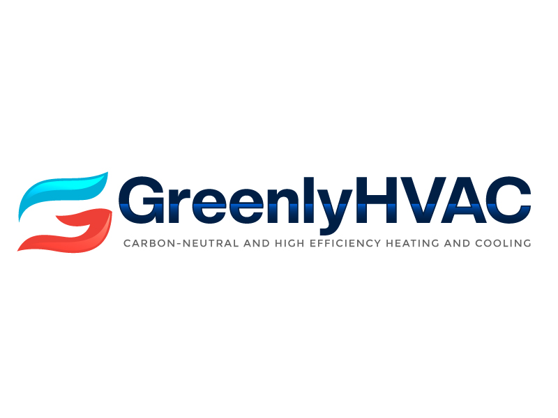 Greenly HVAC logo design by dasigns